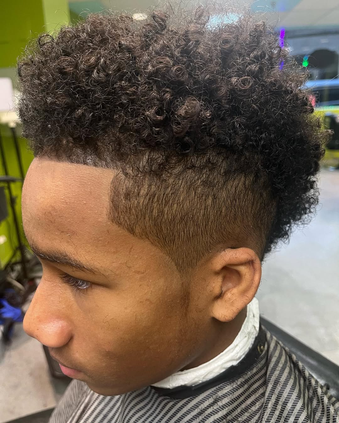 Skin fade with design